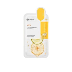Combo 10 Miếng Mặt Nạ Vitamin C Dưỡng Trắng Da, Mờ Thâm Mediheal Vita Essential Mask 24ml